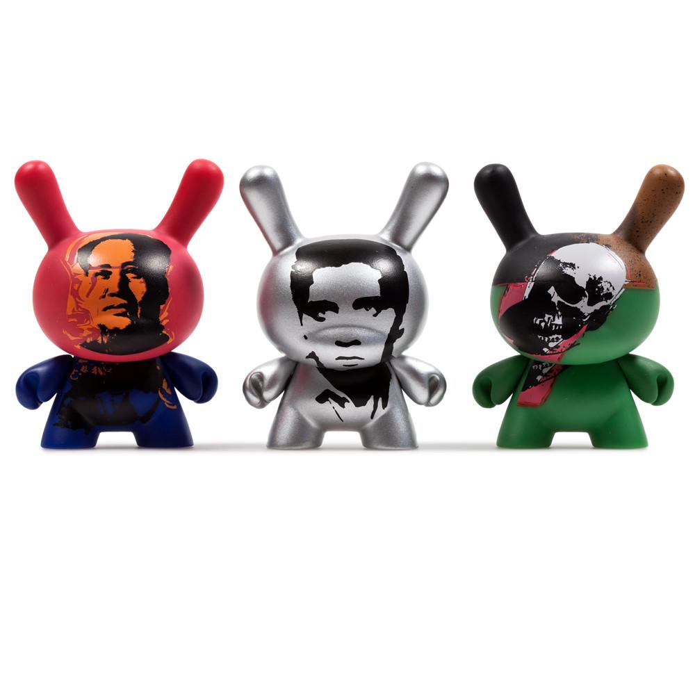 Andy Warhol 3" Dunny Art Figures 2.0 by Kidrobot - Kidrobot - Designer Art Toys