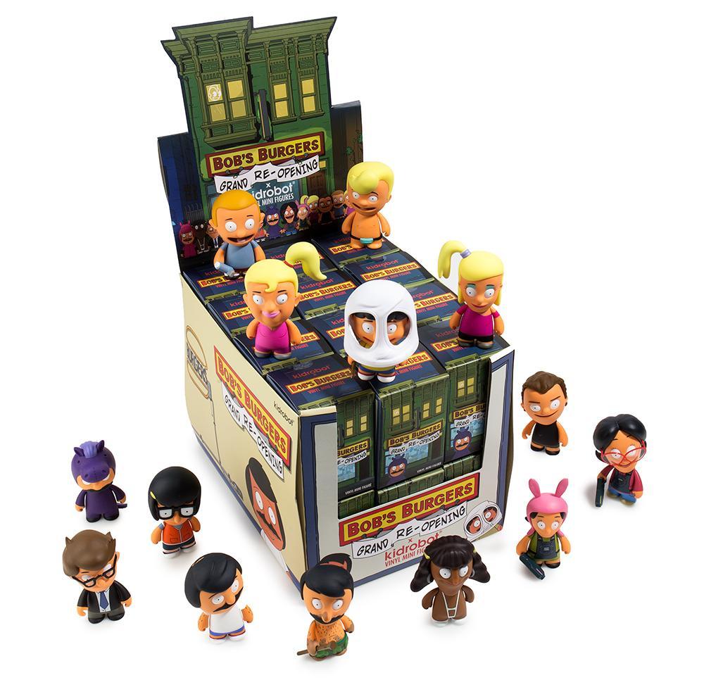Bobs Burgers Grand Re-opening 3" Blind Box Mini Figures - Kidrobot - Designer Art Toys