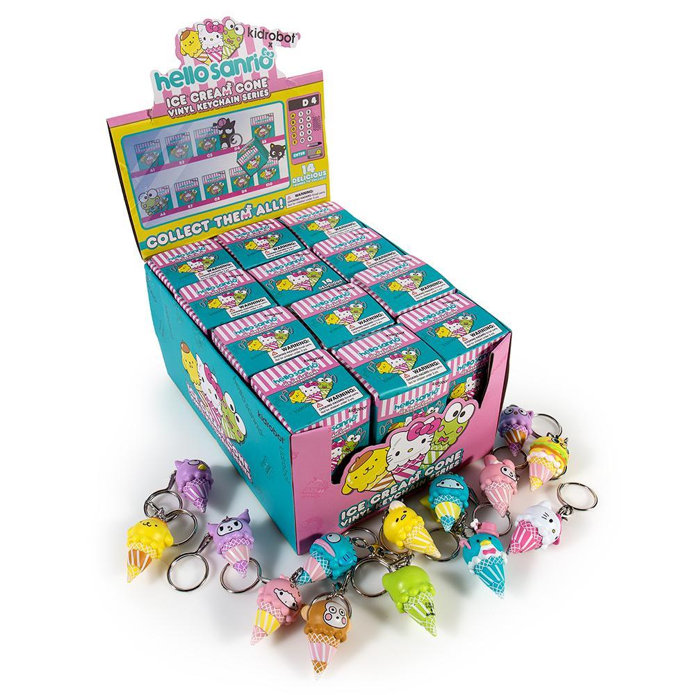 Hello Sanrio Ice Cream Cone Keychains by Kidrobot - Kidrobot - Designer Art Toys