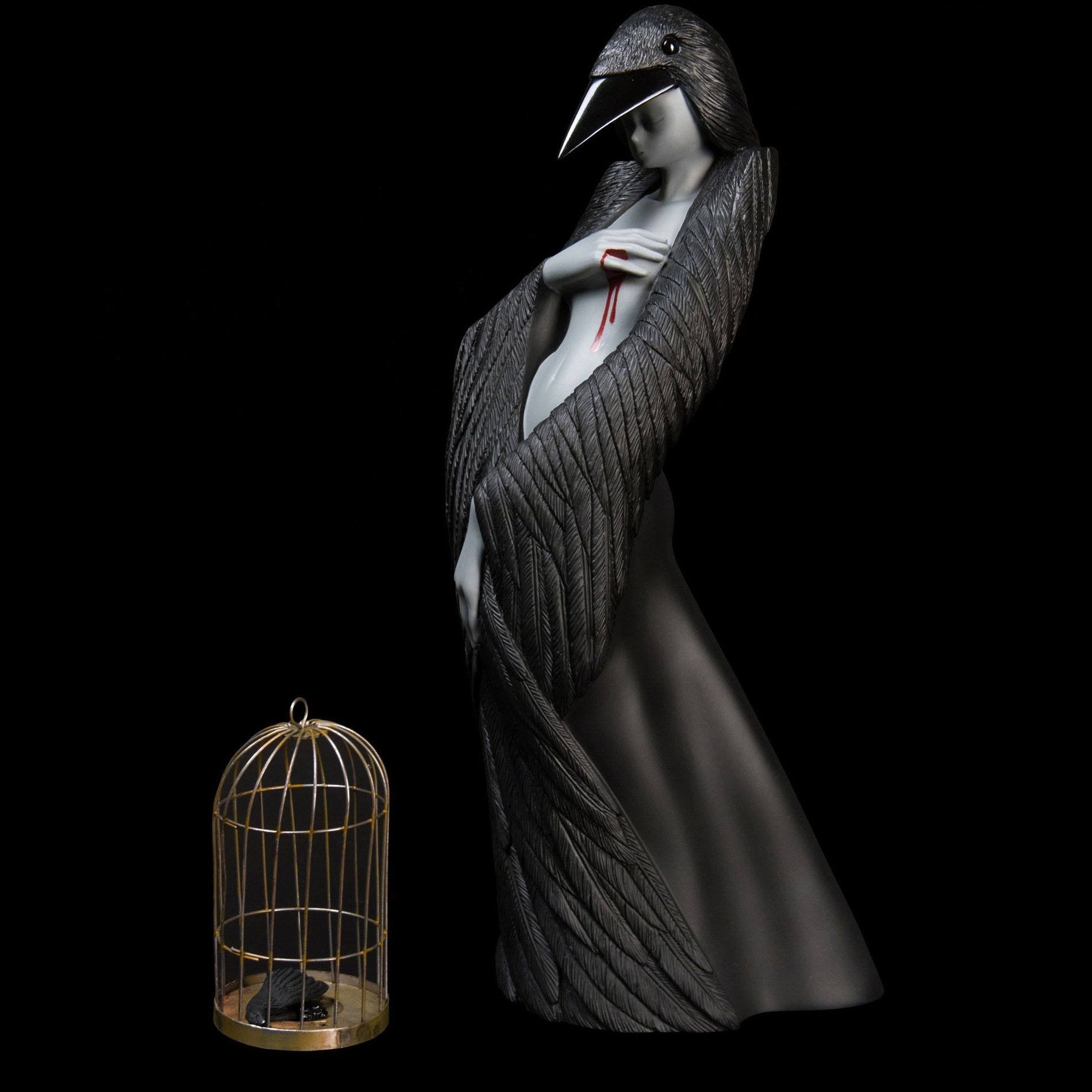 Kidrobot Black Murder Premium Figure - Kidrobot - Designer Art Toys