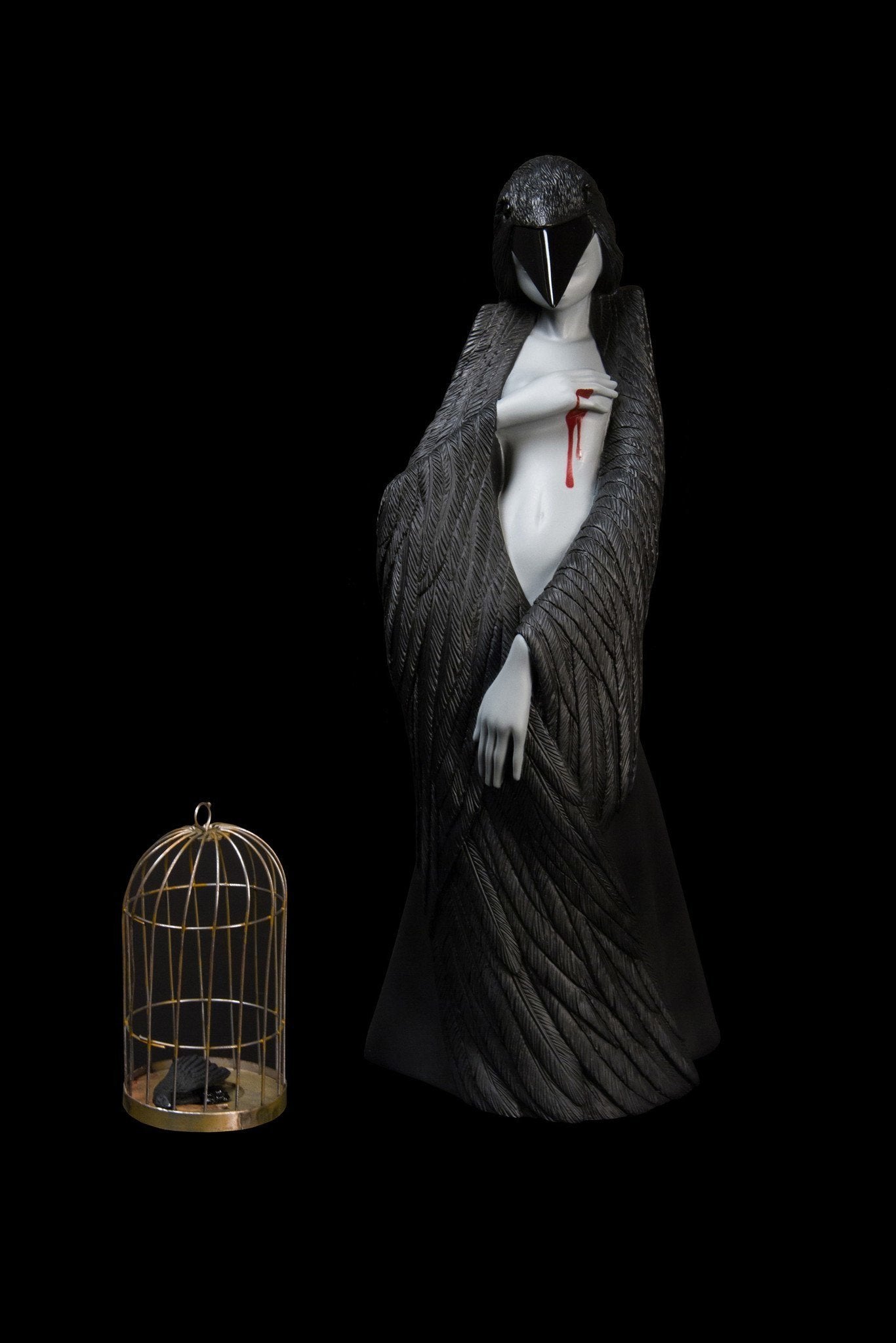 Kidrobot Black Murder Premium Figure - Kidrobot - Designer Art Toys