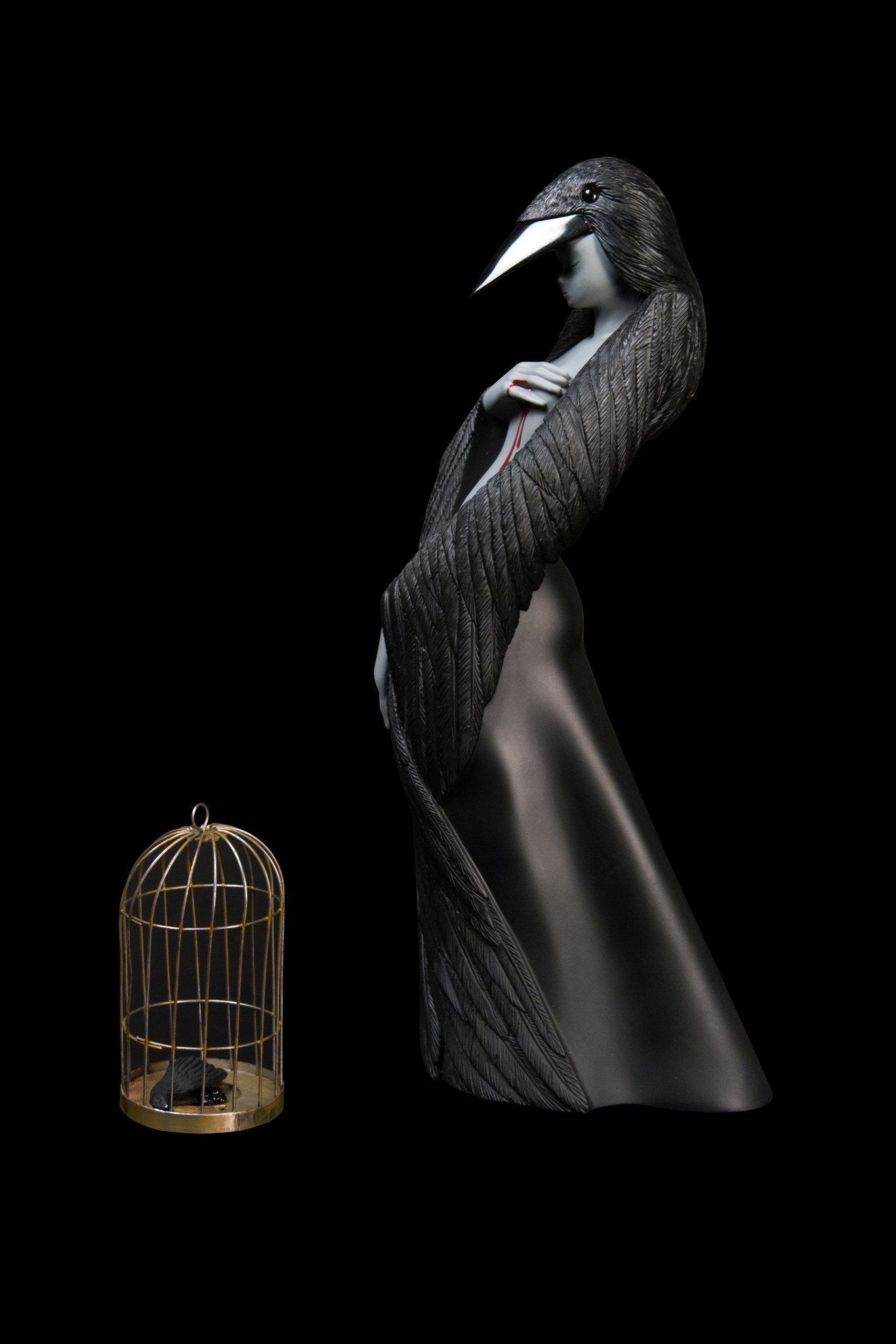 Kidrobot Black Murder Premium Figure - Kidrobot - Designer Art Toys