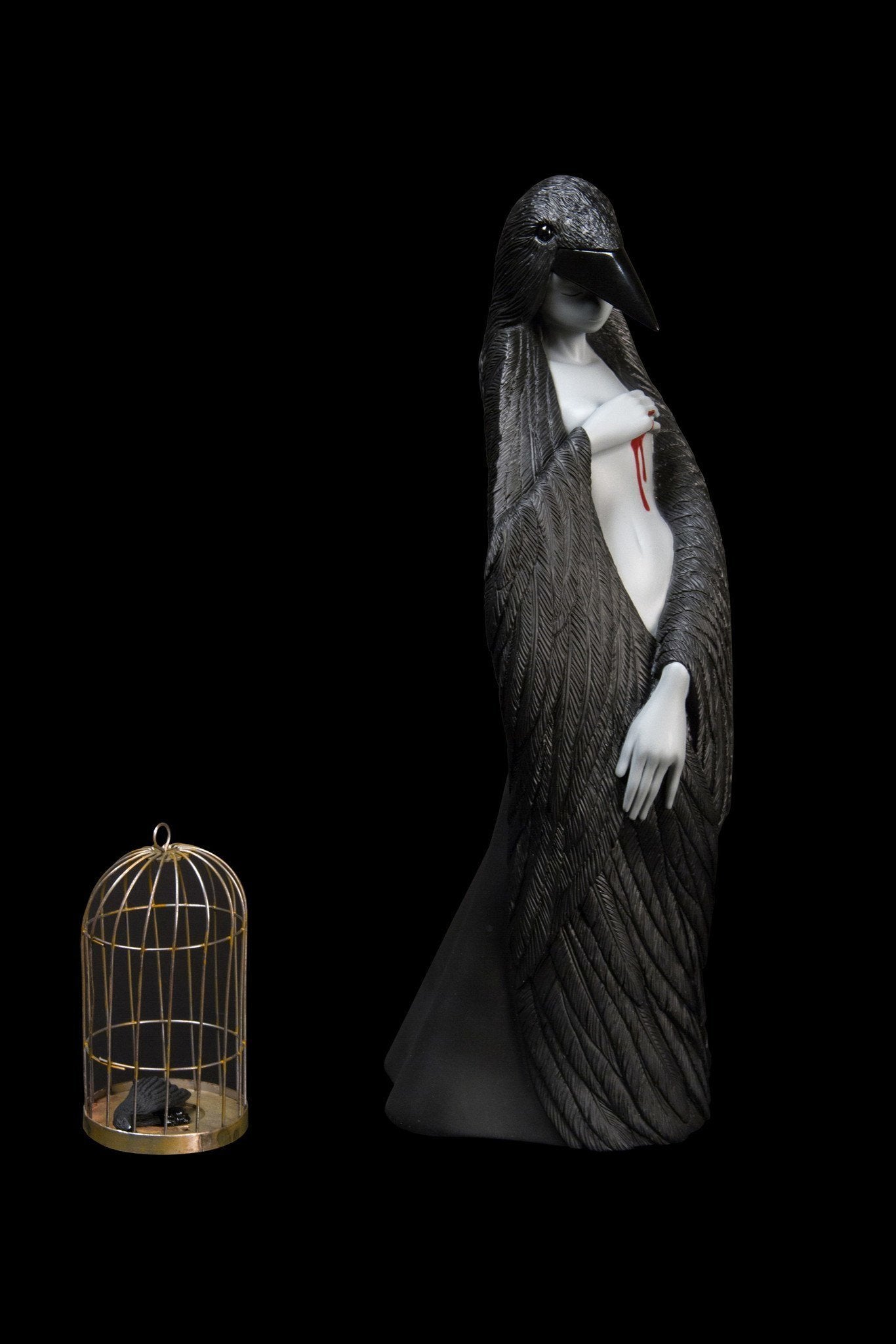 Kidrobot Black Murder Premium Figure - Kidrobot - Designer Art Toys