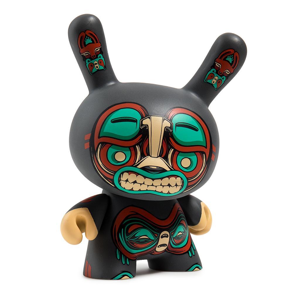 Kuba 5" Gray Dunny Art Figure by Mike Fudge - Kidrobot - Designer Art Toys