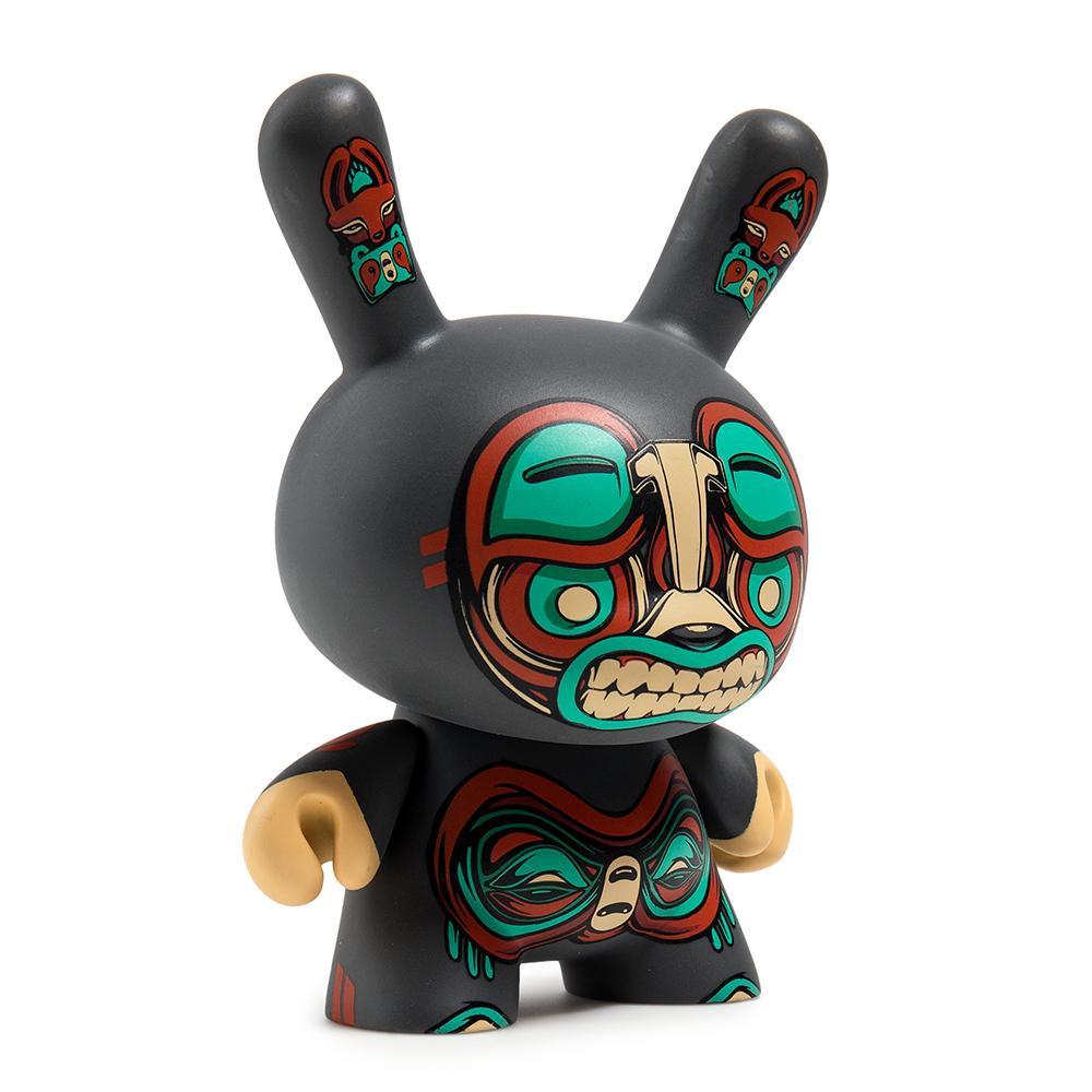 Kuba 5" Gray Dunny Art Figure by Mike Fudge - Kidrobot - Designer Art Toys