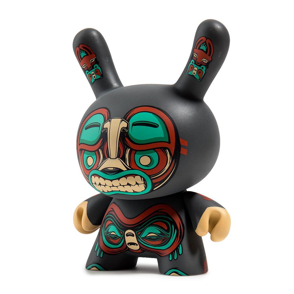 Kuba 5" Gray Dunny Art Figure by Mike Fudge - Kidrobot - Designer Art Toys