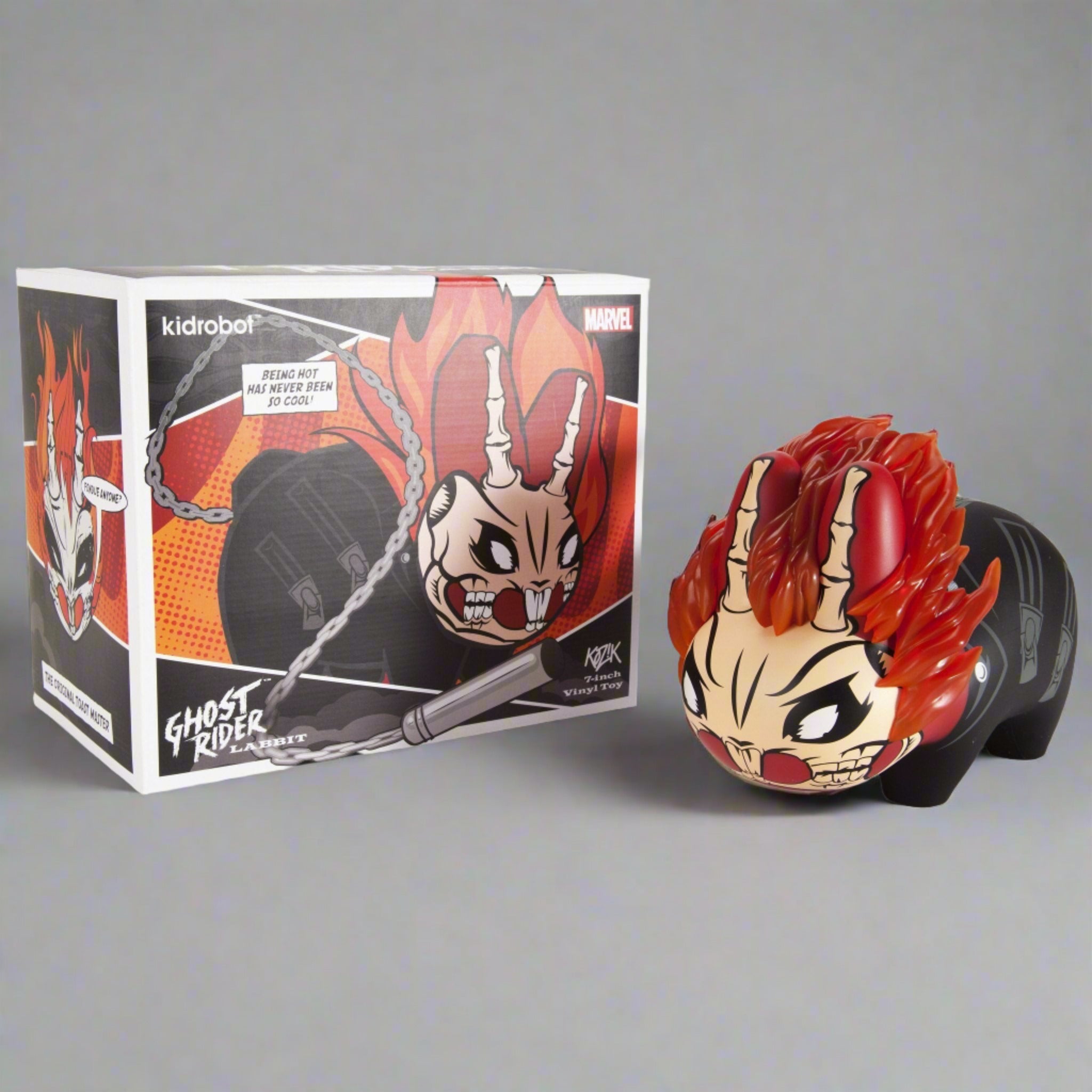 Marvel Ghost Rider 7" Labbit - Kidrobot - Designer Art Toys