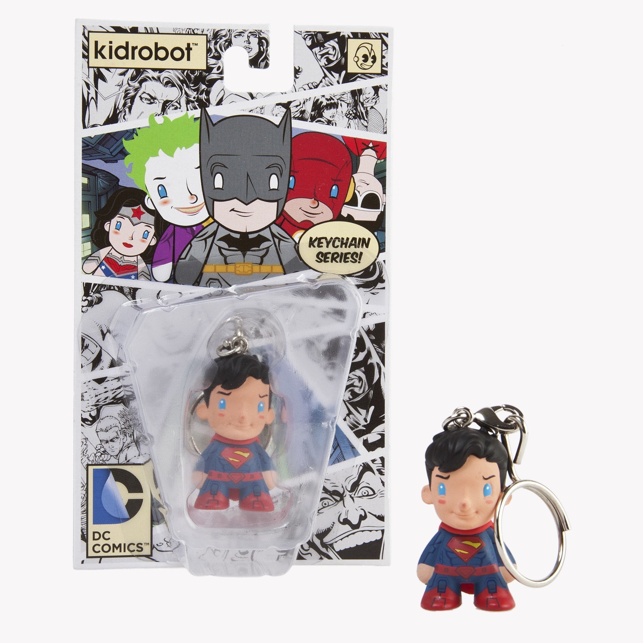 DC Universe Superman 1.5" Keychain - Kidrobot - Designer Art Toys