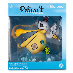 Pelican't 8" Vinyl Art Figure by Joe Ledbetter - Kidrobot - Designer Art Toys