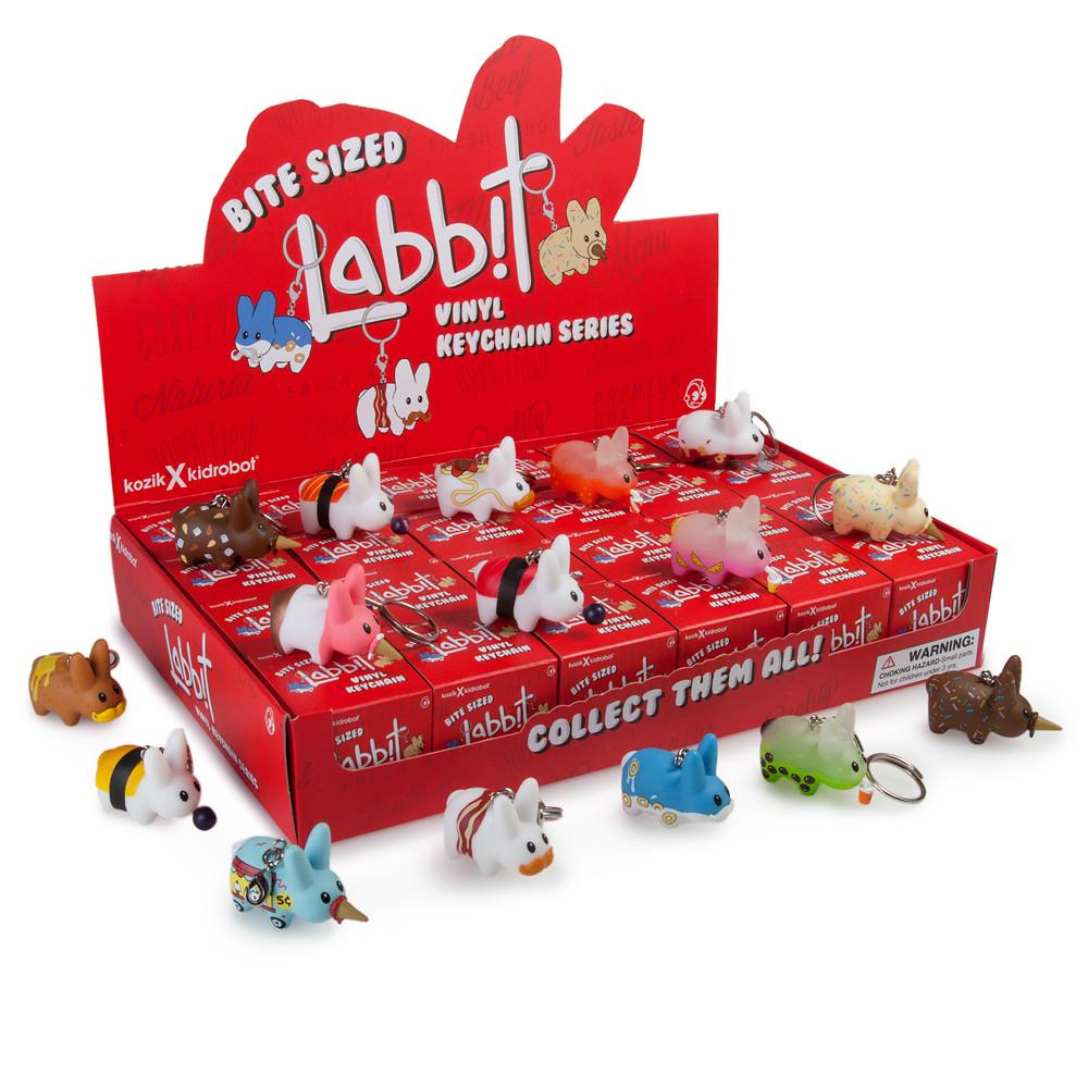 Bite Sized Labbit Blind Box Vinyl Keychains - Kidrobot - Designer Art Toys