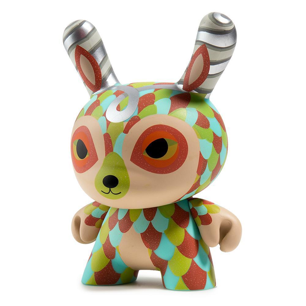 The Curly Horned Dunnylope 5" Dunny Art Figure by Horrible Adorables - Kidrobot - Designer Art Toys