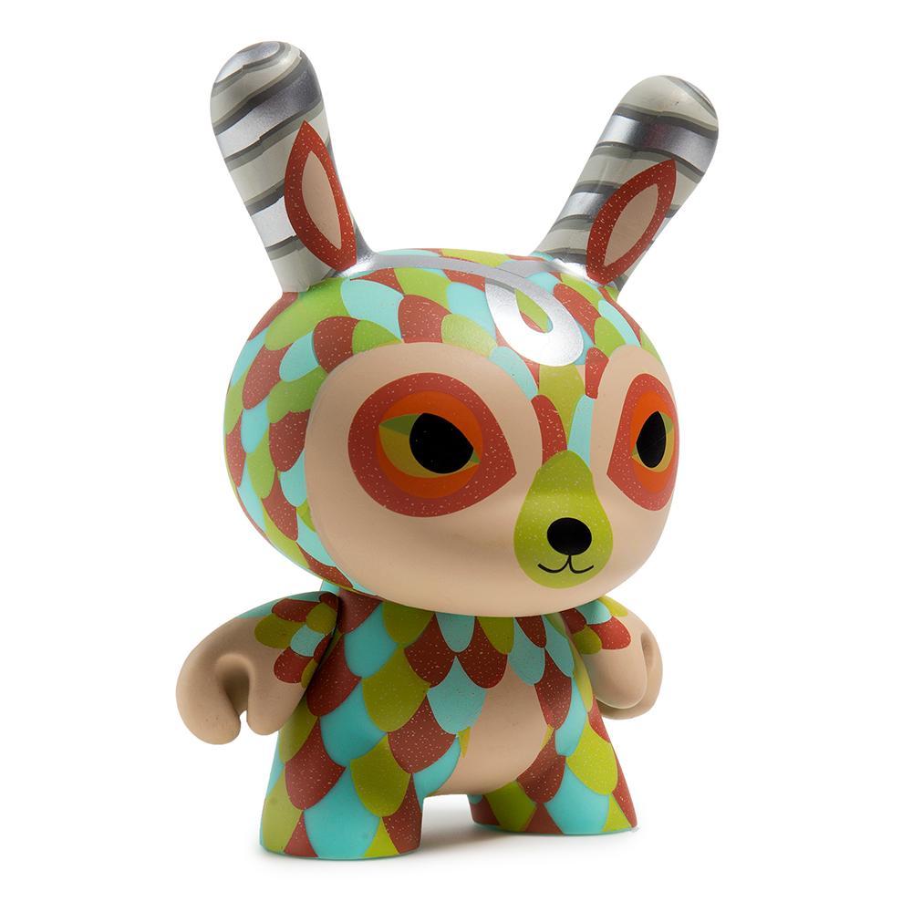 The Curly Horned Dunnylope 5" Dunny Art Figure by Horrible Adorables - Kidrobot - Designer Art Toys