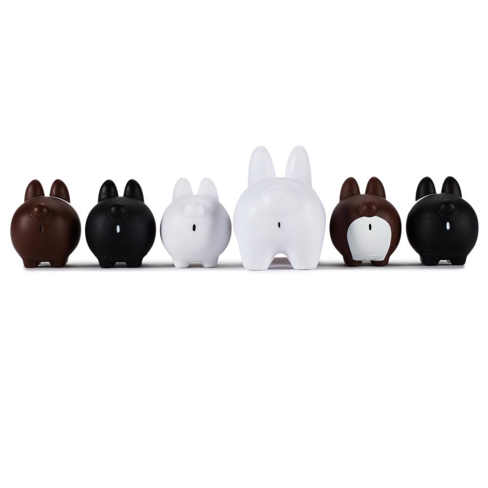 Vinyl 1.5" Labbit with Littons 6-Pack - Kidrobot - Designer Art Toys