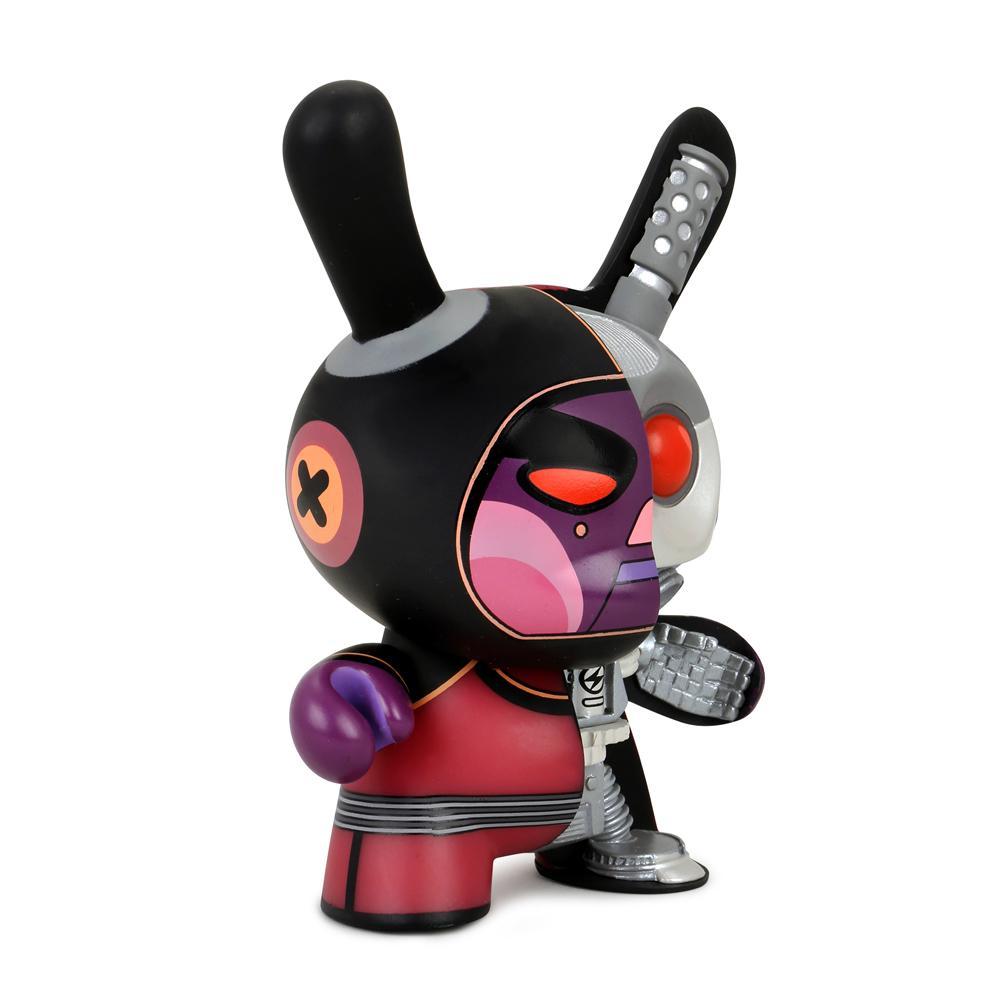 Void 5" Mecha Half-Ray Android Dunny by Dirty Robot, Destroy Edition, featuring a detailed robotic design and intricate artwork.