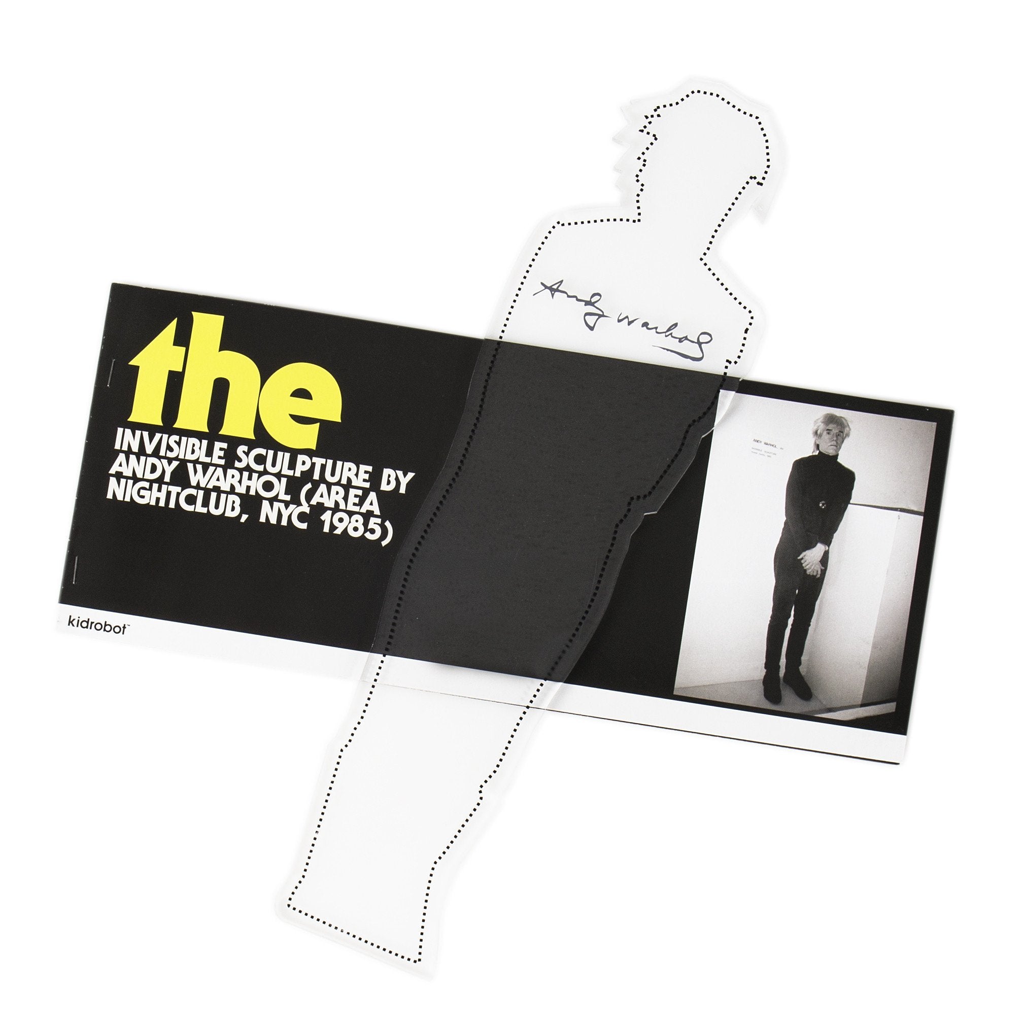 Andy Warhol The Invisible Sculpture - Kidrobot - Designer Art Toys