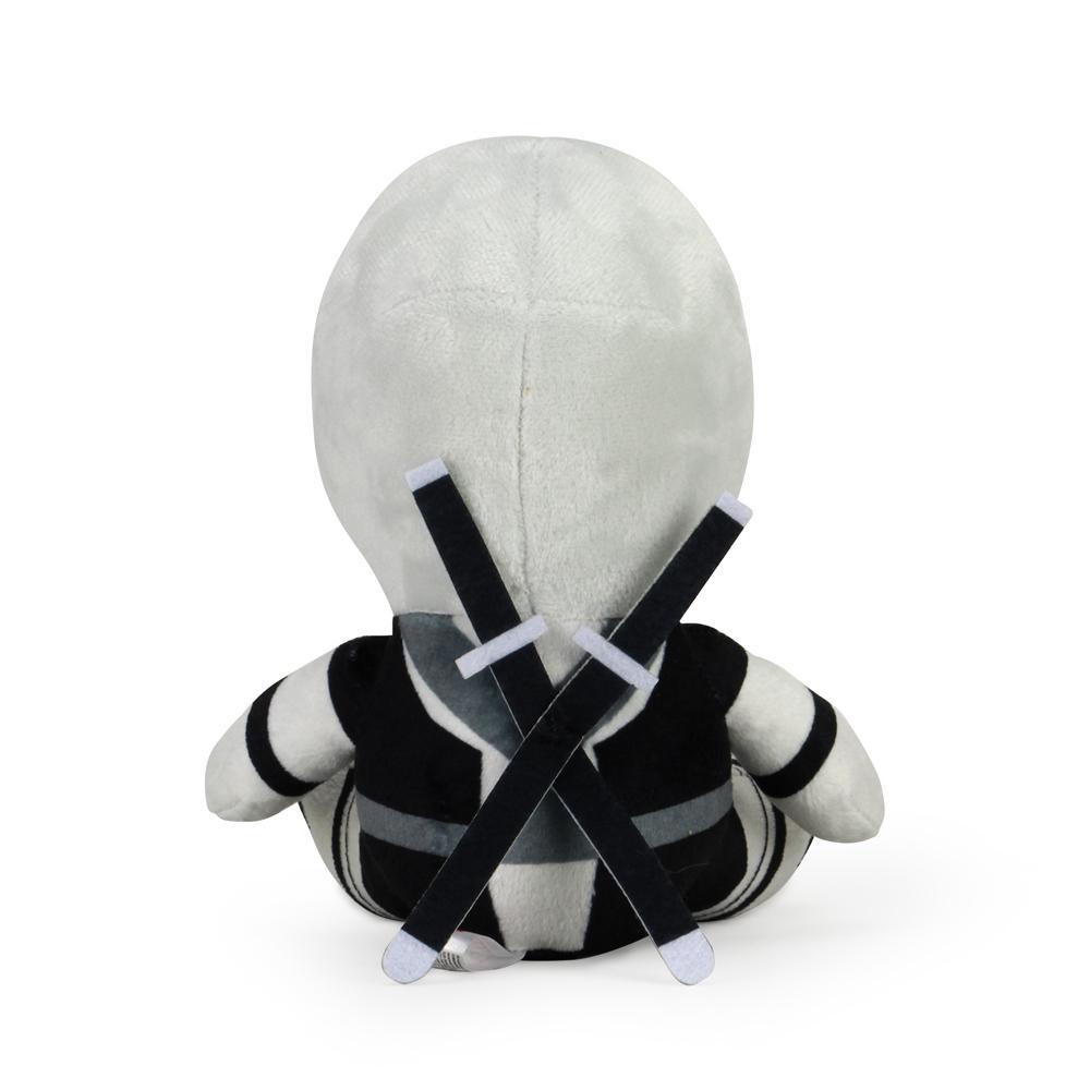 Marvel X-Force Deadpool Phunny Plush by Kidrobot featuring soft fabric and detailed Deadpool costume design.