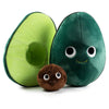 Large Yummy World 16-inch Avocado plush toy with interactive features, soft and cuddly for kids and plush toy collectors.