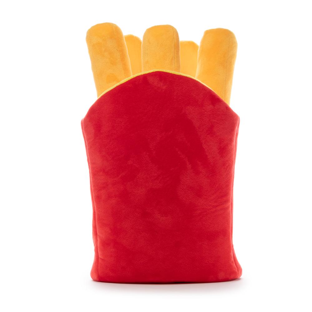 Yummy World 16-inch French Fries plush with interactive plush fries, soft and colorful, perfect for cuddling and play.