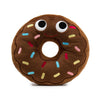 Yummy World Ben Chocolate Donut plush toy by Kidrobot, soft and cuddly with a chocolate donut design.