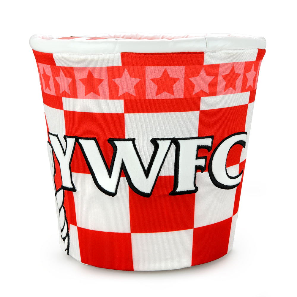 Yummy World Bertha Bucket of Fried Chicken interactive plush toy with soft fabric and detailed fried chicken design.