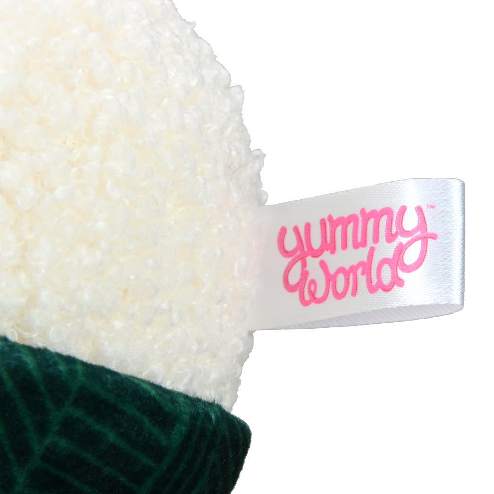 Yummy World Bubba the Shrimp Nigiri Sushi plush toy, soft and interactive plush character with detailed shrimp and sushi design.
