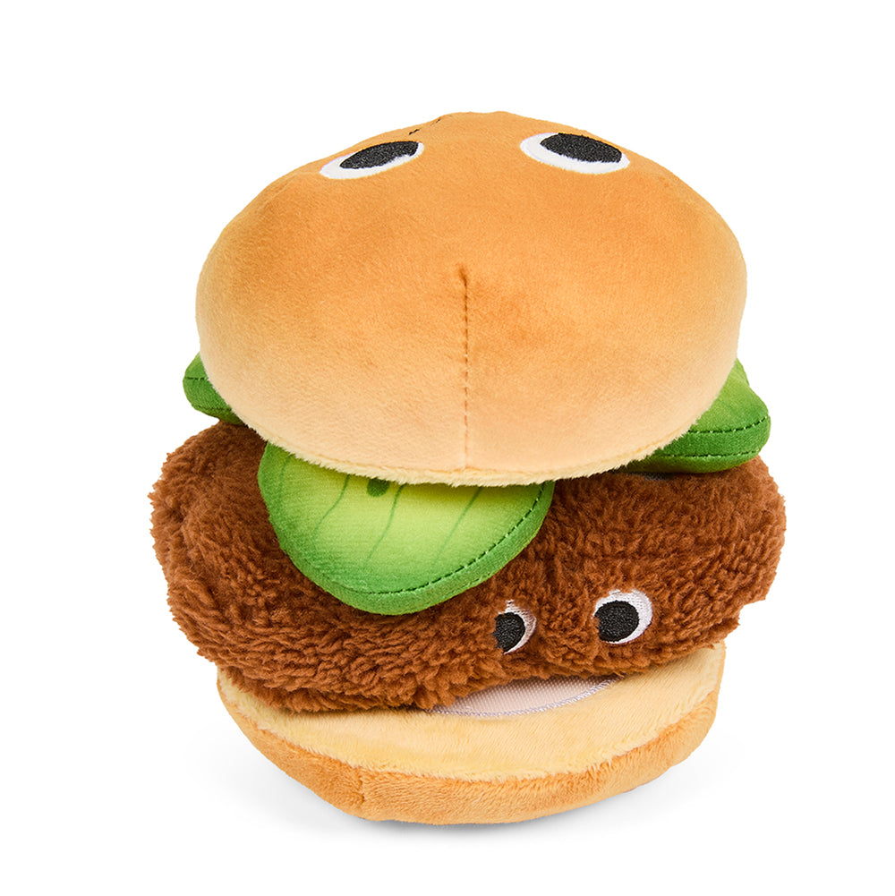 Yummy World Chicken Sandwich Chicky Meal 11-inch plush toy, soft interactive plush with detailed chicken sandwich design.