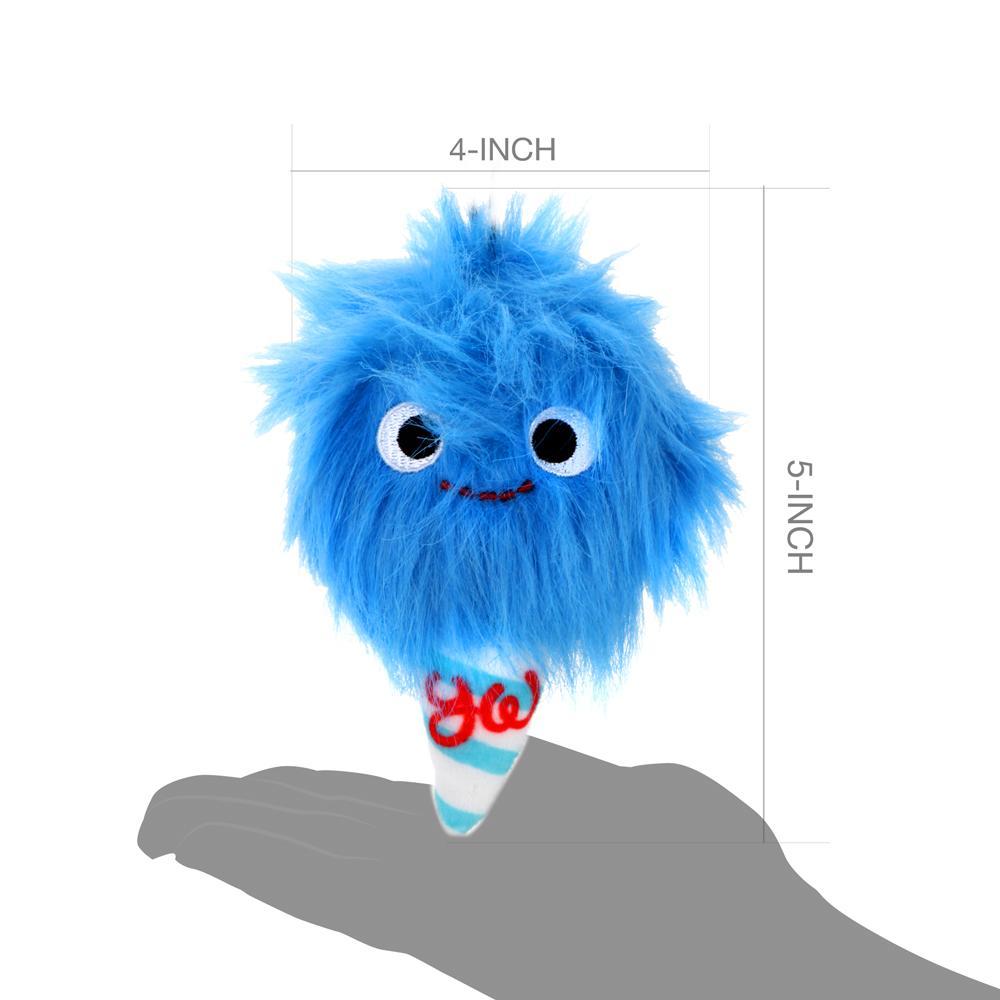 Yummy World Connor Cotton Candy Small Carnival Plush toy with colorful cotton candy design and soft plush texture.
