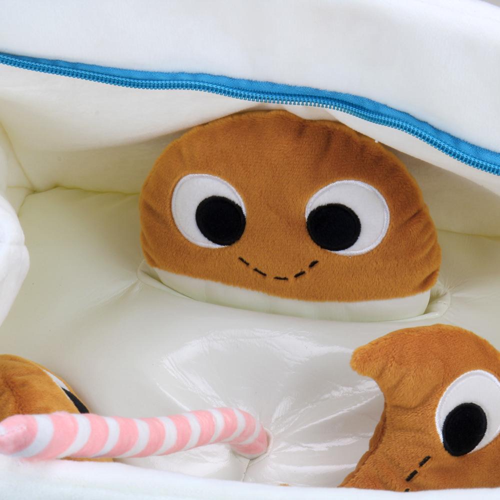 Yummy World Milk and Cookies interactive plush toy with soft fabric and detailed design, perfect for cuddling and play.