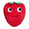 Heidi Kenney Yummy World Strawberry 10-inch plush pillow featuring a soft, colorful strawberry character for cozy decor.