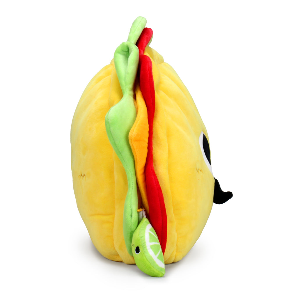 Yummy World XL Victorio Veggie Taco plush set with colorful, soft plush toys resembling a taco and vegetables.