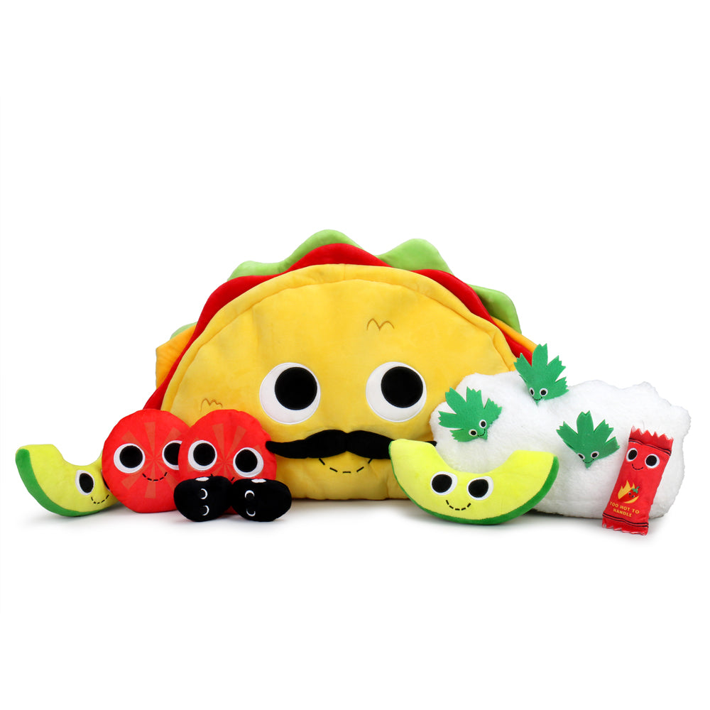 YUMMY Yummy World XL Victorio Veggie Taco Plush Set | Kidrobot